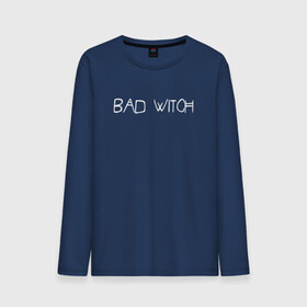 Мужской лонгслив хлопок с принтом Bad Witch , 100% хлопок |  | ahs | american horror story | американская история ужасов