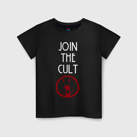 Детская футболка хлопок с принтом Cult , 100% хлопок | круглый вырез горловины, полуприлегающий силуэт, длина до линии бедер | ahs | american horror story | американская история ужасов
