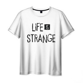 Мужская футболка 3D с принтом Life is Strange , 100% полиэфир | прямой крой, круглый вырез горловины, длина до линии бедер | life is strange 2 | игра | лайф ис стрэндж | надпись