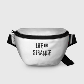 Поясная сумка 3D с принтом Life is Strange , 100% полиэстер | плотная ткань, ремень с регулируемой длиной, внутри несколько карманов для мелочей, основное отделение и карман с обратной стороны сумки застегиваются на молнию | life is strange 2 | игра | лайф ис стрэндж | надпись