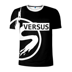 Мужская футболка 3D спортивная с принтом VERSUS , 100% полиэстер с улучшенными характеристиками | приталенный силуэт, круглая горловина, широкие плечи, сужается к линии бедра | battle | versus | батл | версус