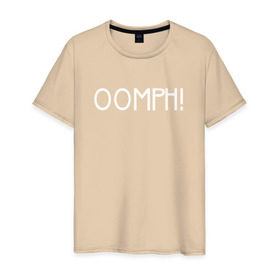 Мужская футболка хлопок с принтом Oomph! , 100% хлопок | прямой крой, круглый вырез горловины, длина до линии бедер, слегка спущенное плечо. | 