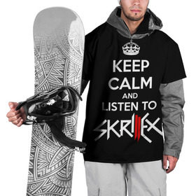 Накидка на куртку 3D с принтом Skrillex keep calm , 100% полиэстер |  | Тематика изображения на принте: dub step | dubstep | keep calm | skrillex | даб степ | дабстеп | диджей | драм энд басс | скрилекс
