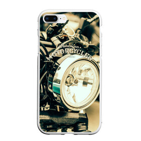 Чехол для iPhone 7Plus/8 Plus матовый с принтом Vintage motocycle , Силикон | Область печати: задняя сторона чехла, без боковых панелей | harley | motorbike | motorcycle | race | rider | ryder | speed | байк | гонки | гонщик | мото | мотобайк | мотоцикл | райдер | скорость | харлей