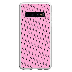 Чехол для Samsung Galaxy S10 с принтом LiL PEEP Pattern , Силикон | Область печати: задняя сторона чехла, без боковых панелей | Тематика изображения на принте: lil peep. cry baby | лил пип