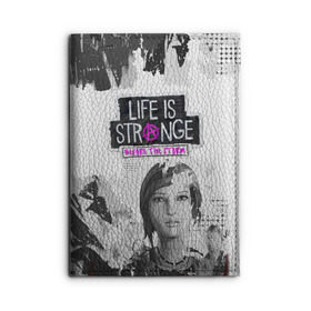 Обложка для автодокументов с принтом Chloe. Life is Strange. , натуральная кожа |  размер 19,9*13 см; внутри 4 больших “конверта” для документов и один маленький отдел — туда идеально встанут права | before the storm | black and white | chloe | grunge | life is strange | pink | punk | гранж | розовый | хлоя | черно белое