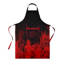 Фартук 3D с принтом FC ARSENAL IN FIRE 2018 , 100% полиэстер | общий размер — 65 х 85 см, ширина нагрудника — 26 см, горловина — 53 см, длина завязок — 54 см, общий обхват в поясе — 173 см. Принт на завязках и на горловине наносится с двух сторон, на основной части фартука — только с внешней стороны | 