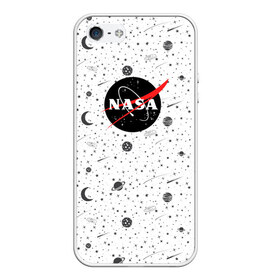 Чехол для iPhone 5/5S матовый с принтом Nasa , Силикон | Область печати: задняя сторона чехла, без боковых панелей | 