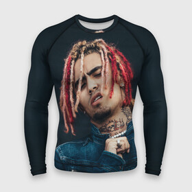 Мужской рашгард 3D с принтом Lil Pump ,  |  | esketit | esskeetit | gang | lil | pump | rap | качер | лил | маленький | насос | памп | репер | рэпер | рэппер | с дредами | эшкере | эшкерее | эшкереее | эшкерееее | эщкере | эщкерее | эщкереее | эщкерееее