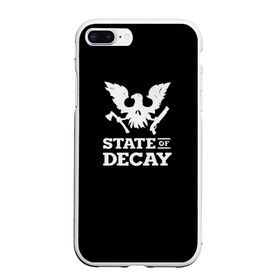 Чехол для iPhone 7Plus/8 Plus матовый с принтом State of Decay , Силикон | Область печати: задняя сторона чехла, без боковых панелей | Тематика изображения на принте: decay | horror | state | игра | стадия | хоррор