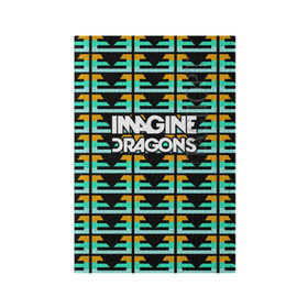 Обложка для паспорта матовая кожа с принтом Imagine Dragons , натуральная матовая кожа | размер 19,3 х 13,7 см; прозрачные пластиковые крепления | альтернативный | американская | группа | драгонс | имеджин | инди | индирок | поп | рок | электроник