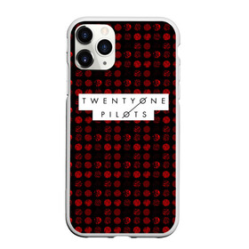 Чехол для iPhone 11 Pro матовый с принтом Twenty One Pilots Red , Силикон |  | Тематика изображения на принте: rock | t.o.p. | top | twenty one pilots | рок