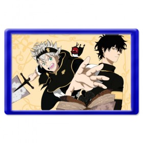 Магнит 45*70 с принтом Black Clover , Пластик | Размер: 78*52 мм; Размер печати: 70*45 | 