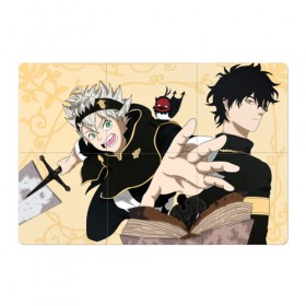 Магнитный плакат 3Х2 с принтом Black Clover , Полимерный материал с магнитным слоем | 6 деталей размером 9*9 см | 