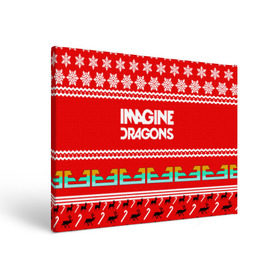 Холст прямоугольный с принтом Праздничный Imagine Dragons , 100% ПВХ |  | dragons | imagine | альтернативный | американская | арена | бэн макки | группа | драгонс | дэн | дэн рейнольдс | знак | имеджин | инди | индирок | красный | надпись | новогодний | новый год | поп | праздник
