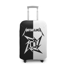Чехол для чемодана 3D с принтом Metallica , 86% полиэфир, 14% спандекс | двустороннее нанесение принта, прорези для ручек и колес | metallica | группа | джеймс хэтфилд | кирк хэмметт | ларс ульрих | метал | металика | металлика | миталика | музыка | роберт трухильо | рок | трэш | трэшметал | хард | хардрок | хеви | хевиметал