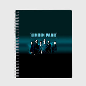 Тетрадь с принтом Linkin Park , 100% бумага | 48 листов, плотность листов — 60 г/м2, плотность картонной обложки — 250 г/м2. Листы скреплены сбоку удобной пружинной спиралью. Уголки страниц и обложки скругленные. Цвет линий — светло-серый
 | bennington | chester | linkin park | альтернативный | беннингтон | группа | ленкин | линкин | майк | метал | музыкант | ню | нюметал | парк | певец | рок | рэп | честер | электроник