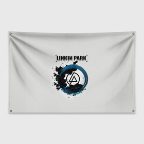 Флаг-баннер с принтом Linkin Park , 100% полиэстер | размер 67 х 109 см, плотность ткани — 95 г/м2; по краям флага есть четыре люверса для крепления | bennington | chester | linkin park | беннингтон | ленкин | линкин | майк | честер