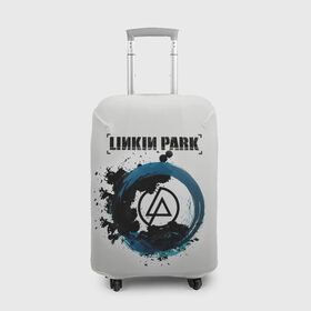 Чехол для чемодана 3D с принтом Linkin Park , 86% полиэфир, 14% спандекс | двустороннее нанесение принта, прорези для ручек и колес | bennington | chester | linkin park | беннингтон | ленкин | линкин | майк | честер