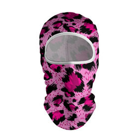 Балаклава 3D с принтом Розовый леопард , 100% полиэстер, ткань с особыми свойствами — Activecool | плотность 150–180 г/м2; хорошо тянется, но при этом сохраняет форму. Закрывает шею, вокруг отверстия для глаз кайма. Единый размер | Тематика изображения на принте: гепард | леопард