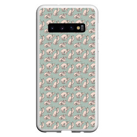 Чехол для Samsung Galaxy S10 с принтом Сфинксы , Силикон | Область печати: задняя сторона чехла, без боковых панелей | Тематика изображения на принте: киса домашние животные | кот | котик | котики | коты | кошка | кошки