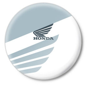 Значок с принтом Honda ,  металл | круглая форма, металлическая застежка в виде булавки | Тематика изображения на принте: car | honda | moto | motorbike | race | авто | автомобиль | гонки | марка | машина | мотоцикл | хонда