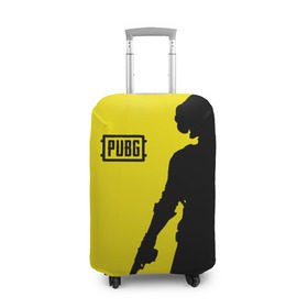 Чехол для чемодана 3D с принтом PUBG , 86% полиэфир, 14% спандекс | двустороннее нанесение принта, прорези для ручек и колес | playerunknowns battlegrounds | pubg
