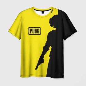 Мужская футболка 3D с принтом PUBG , 100% полиэфир | прямой крой, круглый вырез горловины, длина до линии бедер | Тематика изображения на принте: playerunknowns battlegrounds | pubg