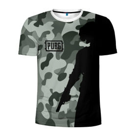 Мужская футболка 3D спортивная с принтом PUBG , 100% полиэстер с улучшенными характеристиками | приталенный силуэт, круглая горловина, широкие плечи, сужается к линии бедра | playerunknowns battlegrounds | pubg