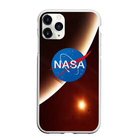 Чехол для iPhone 11 Pro матовый с принтом NASA SPACE , Силикон |  | galaxy | nasa | space | астрономия | известные | космос | наса | планеты | сатурн