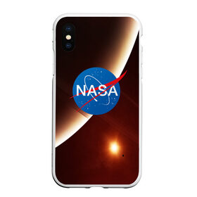 Чехол для iPhone XS Max матовый с принтом NASA SPACE , Силикон | Область печати: задняя сторона чехла, без боковых панелей | galaxy | nasa | space | астрономия | известные | космос | наса | планеты | сатурн