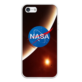 Чехол для iPhone 5/5S матовый с принтом NASA SPACE , Силикон | Область печати: задняя сторона чехла, без боковых панелей | galaxy | nasa | space | астрономия | известные | космос | наса | планеты | сатурн