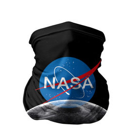 Бандана-труба 3D с принтом NASA MOON , 100% полиэстер, ткань с особыми свойствами — Activecool | плотность 150‒180 г/м2; хорошо тянется, но сохраняет форму | galaxy | moon | nasa | space | астрономия | известные | космос | луна | наса | планет