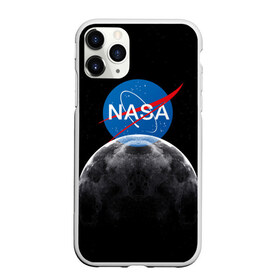 Чехол для iPhone 11 Pro матовый с принтом NASA MOON , Силикон |  | galaxy | moon | nasa | space | астрономия | известные | космос | луна | наса | планет