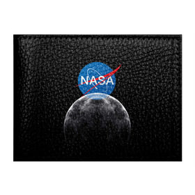 Обложка для студенческого билета с принтом NASA MOON , натуральная кожа | Размер: 11*8 см; Печать на всей внешней стороне | Тематика изображения на принте: galaxy | moon | nasa | space | астрономия | известные | космос | луна | наса | планет