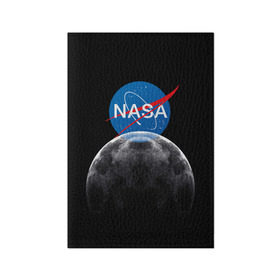 Обложка для паспорта матовая кожа с принтом NASA MOON , натуральная матовая кожа | размер 19,3 х 13,7 см; прозрачные пластиковые крепления | galaxy | moon | nasa | space | астрономия | известные | космос | луна | наса | планет