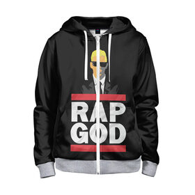 Детская толстовка 3D на молнии с принтом Rap God Eminem , 100% полиэстер |  манжеты и пояс оформлены широкой мягкой резинкой, двухслойный капюшон со шнурком для регулировки, спереди карманы и застежка-молния
 | actor | american rapper | composer | eminem | music | rap | rap god | record producer |   | актёр | американский | композитор | музыка | музыкальный продюсер | рэп | рэпер