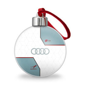 Ёлочный шар с принтом AUDI RS , Пластик | Диаметр: 77 мм | Тематика изображения на принте: audi | car | race | авто | автомобиль | ауди | гонки | марка | машина