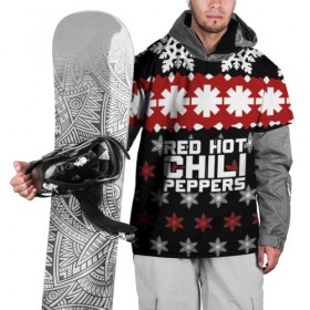 Накидка на куртку 3D с принтом Праздничный RHCP , 100% полиэстер |  | Тематика изображения на принте: red hot chili peppers | rhcp | альтернативный | группа | джош клингхоффер | знак | красные острые перцы чили | красный | метал | надпись | новогодний | новый год | праздник | ред хот ч | рождество | рок | рхчп | рэп