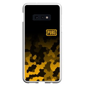 Чехол для Samsung S10E с принтом PUBG Military , Силикон | Область печати: задняя сторона чехла, без боковых панелей | Тематика изображения на принте: battle royal | playerunknowns battlegrounds | pubg | пабг | пубг