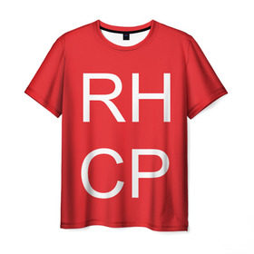 Мужская футболка 3D с принтом RHCP , 100% полиэфир | прямой крой, круглый вырез горловины, длина до линии бедер | frusciante | red hot chilli peppers | rock | кидис | перцы | рэд хот | фли | фрушчанте | чилли пэпперс | энтони киддис