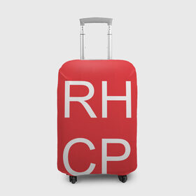 Чехол для чемодана 3D с принтом RHCP , 86% полиэфир, 14% спандекс | двустороннее нанесение принта, прорези для ручек и колес | frusciante | red hot chilli peppers | rock | кидис | перцы | рэд хот | фли | фрушчанте | чилли пэпперс | энтони киддис