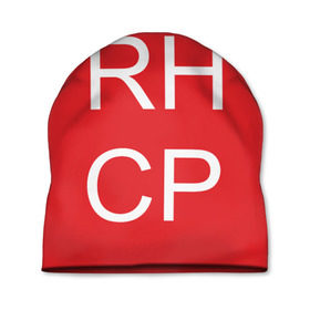 Шапка 3D с принтом RHCP , 100% полиэстер | универсальный размер, печать по всей поверхности изделия | frusciante | red hot chilli peppers | rock | кидис | перцы | рэд хот | фли | фрушчанте | чилли пэпперс | энтони киддис