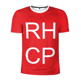Мужская футболка 3D спортивная с принтом RHCP , 100% полиэстер с улучшенными характеристиками | приталенный силуэт, круглая горловина, широкие плечи, сужается к линии бедра | frusciante | red hot chilli peppers | rock | кидис | перцы | рэд хот | фли | фрушчанте | чилли пэпперс | энтони киддис