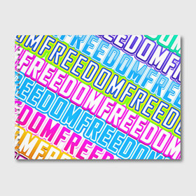 Альбом для рисования с принтом FREEDOM 2 , 100% бумага
 | матовая бумага, плотность 200 мг. | Тематика изображения на принте: freedom | арт | свобода