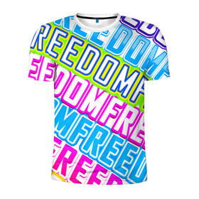 Мужская футболка 3D спортивная с принтом FREEDOM 2 , 100% полиэстер с улучшенными характеристиками | приталенный силуэт, круглая горловина, широкие плечи, сужается к линии бедра | freedom | арт | свобода