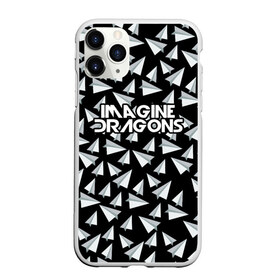 Чехол для iPhone 11 Pro Max матовый с принтом IMAGINE DRAGONS , Силикон |  | imagine dragons | бумажный самолетик | драгонс | самолетик
