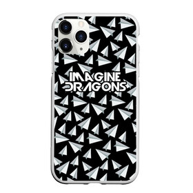 Чехол для iPhone 11 Pro Max матовый с принтом IMAGINE DRAGONS , Силикон |  | Тематика изображения на принте: imagine dragons | бумажный самолетик | драгонс | самолетик