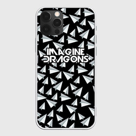 Чехол для iPhone 12 Pro Max с принтом IMAGINE DRAGONS , Силикон |  | Тематика изображения на принте: imagine dragons | бумажный самолетик | драгонс | самолетик