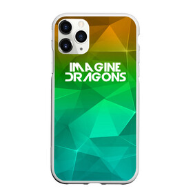 Чехол для iPhone 11 Pro матовый с принтом IMAGINE DRAGONS , Силикон |  | геометрия | градиент | драгонс | треугольники